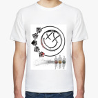 Классическая футболка Smiley Blink 182