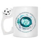 Кружка с футбольным мячиком