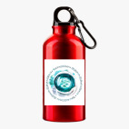 Металлическая бутылка 400 мл UV-DTF