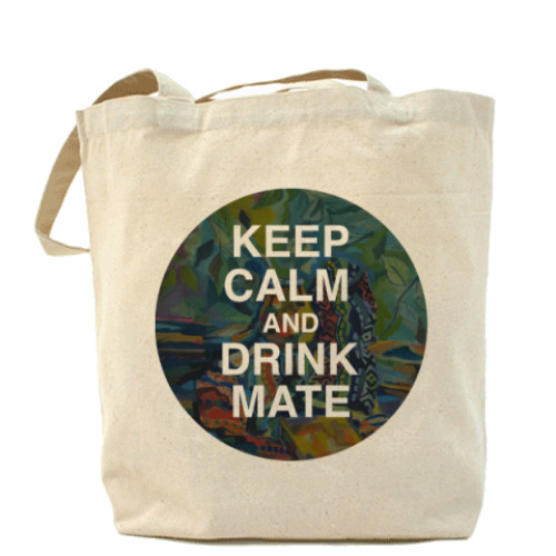 Сумка шоппер Keep calm and drink mate /мате