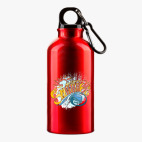 Металлическая бутылка 400 мл UV-DTF