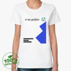 Женская футболка органик