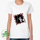 Женская футболка органик