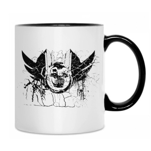 Кружка с принтом Skull