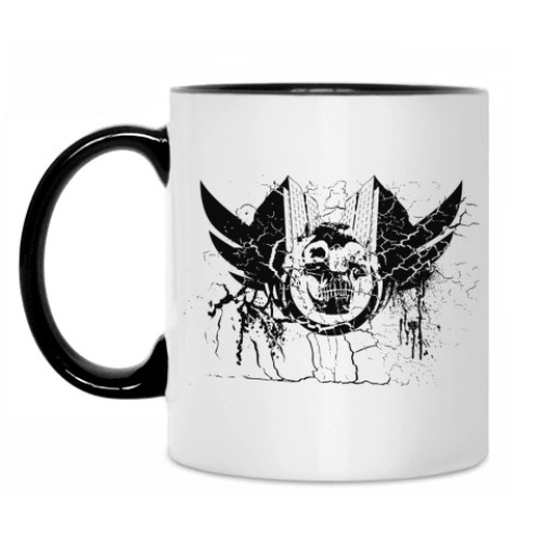 Кружка с принтом Skull