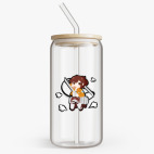 Банка с бамбуковой крышкой