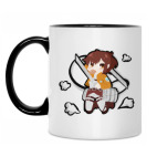 Кружка двухцветная