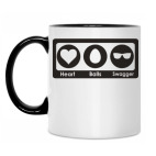 Кружка двухцветная