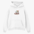 Толстовка худи оверсайз