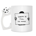 Кружка с футбольным мячиком