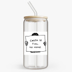 Банка с бамбуковой крышкой