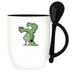 Кружка с ложкой