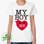 Женская футболка органик