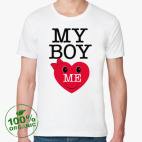 Мужская футболка органик