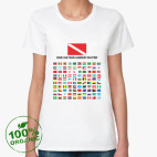 Женская футболка органик