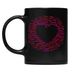 Кружка цветная UV-DTF