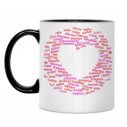 Кружка двухцветная