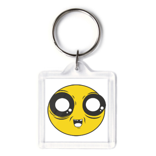 Брелок с принтом Чокнутый смайл