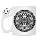 Кружка с футбольным мячиком