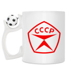 Кружка с футбольным мячиком