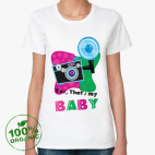 Женская футболка органик