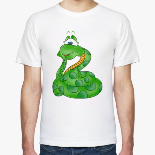 Футболка с принтом Змея