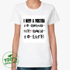 Женская футболка органик