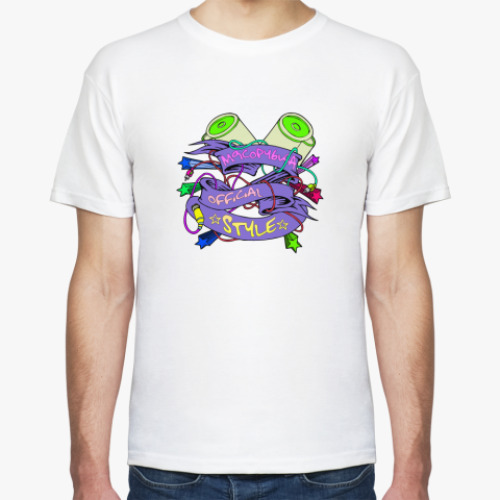 Футболка с принтом M.O.S