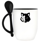 Кружка с ложкой