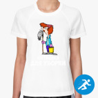 Женская спортивная футболка