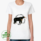 Женская футболка органик