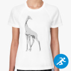 Женская спортивная футболка