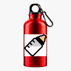 Металлическая бутылка 400 мл UV-DTF