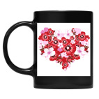 Кружка цветная UV-DTF