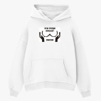 Толстовка худи оверсайз