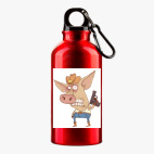 Металлическая бутылка 400 мл UV-DTF