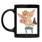 Кружка цветная UV-DTF