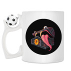Кружка с футбольным мячиком