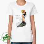 Женская футболка органик