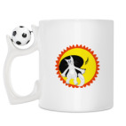 Кружка с футбольным мячиком