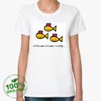 Женская футболка органик