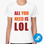 Женская спортивная футболка