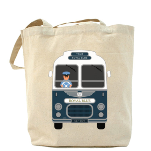 Сумка шоппер с принтом Royal Blue Coach