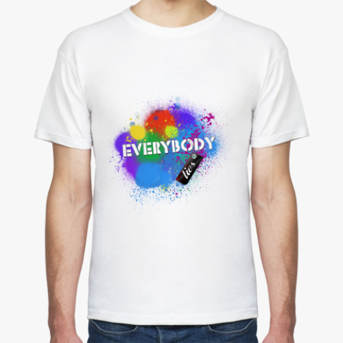 Футболка с принтом Everybody lies