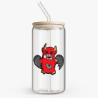 Банка с бамбуковой крышкой