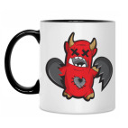 Кружка двухцветная