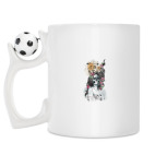 Кружка с футбольным мячиком