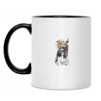 Кружка двухцветная