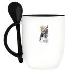 Кружка с ложкой