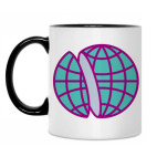 Кружка двухцветная